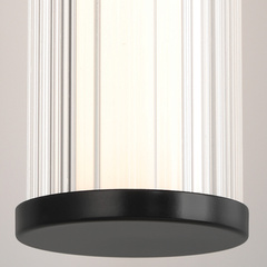 Średni kinkiet LED Fayton - Matowa czerń