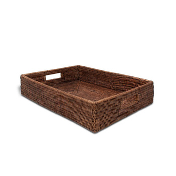 Taca Decor Walther Rattan Ciemny