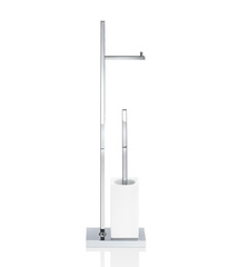 Zestaw do czyszczenia toalety Decor Walther Chrom / Biała porcelana