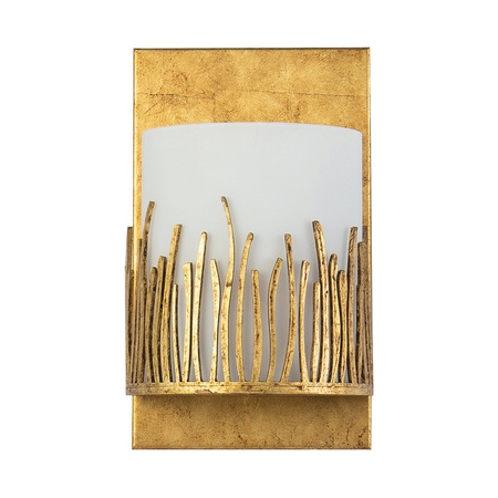 Kinkiet Sawgrass - 1 źródło światła - Płatkowe złoto