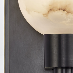 Kinkiet Lucian - 1 źródło światła - Miejski brąz