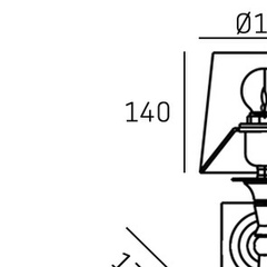 Kinkiet AUSTIN W01258NI-WH