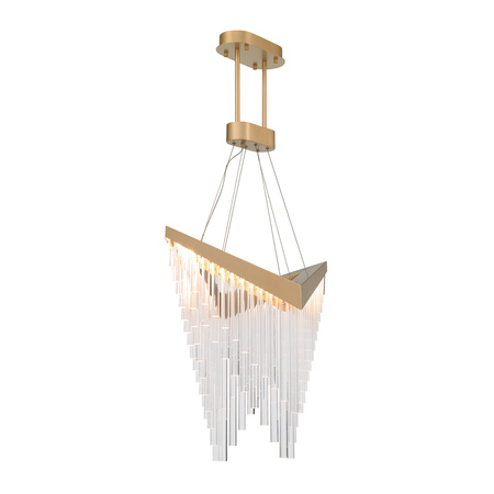 Żyrandol Vivien - Szczotkowane złoto