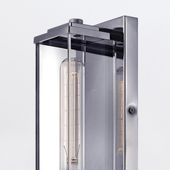 Kinkiet Henri - 2 źródła światła - Polerowany chrom