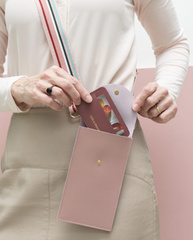 ETUI NA KARTY - DARK PINK - BY B+K - MY HONEY HOME