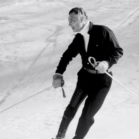 Grafika Agnelli jeździ na nartach - Eichholtz - My Honey Home