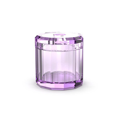 KRISTALL Pudełko na chusteczki Decor Walther Fioletowy