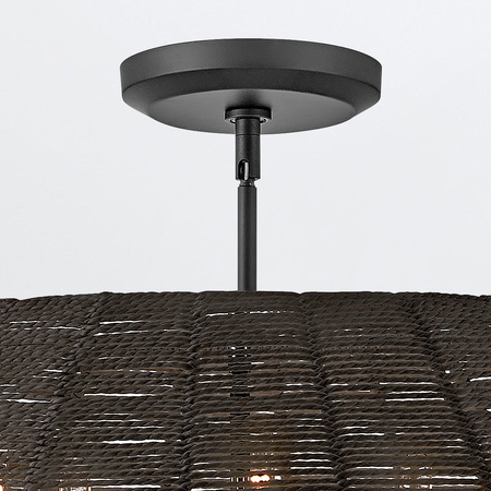 Lampa wisząca Luca - 5 źródeł światła - Czarny