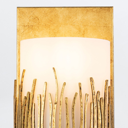 Kinkiet Sawgrass - 1 źródło światła - Płatkowe złoto