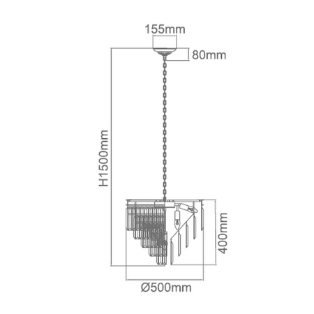 LAMPA WISZĄCA ORLICKI DESIGN ARTICO - MY HONEY HOME