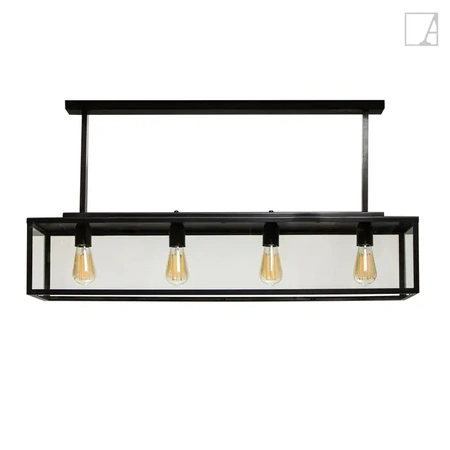 Lampa wisząca Authentage Vitrine na długiej rurze