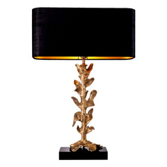 Lampa stołowa Scalo vintage brass finish incl shade