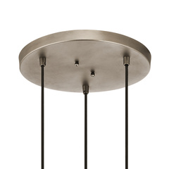 Lampa wisząca Asher - 1 źródło światła - Antyczny pewter