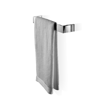 Decor Walther BRICK – Uchwyt do szklanych kabin prysznicowych i wieszak na ręcznik