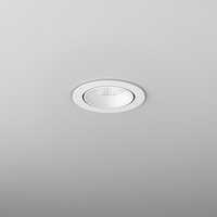 RING next 50 LED M930 36° wpuszczany biały struktura