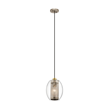 Lampa wisząca Asher - 1 źródło światła - Antyczny pewter