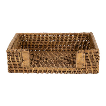 PLECIONY POJEMNIK EDNA  - 19x19xH.5CM - COTE TABLE - MY HONEY HOME