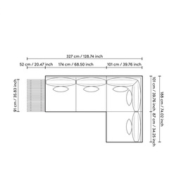 Sofa Królewska Palma - Eichholtz - My Honey Home