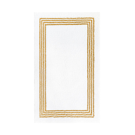 Dywan Kąpielowy Graccioza Bourdon 70x120 cm White/Gold