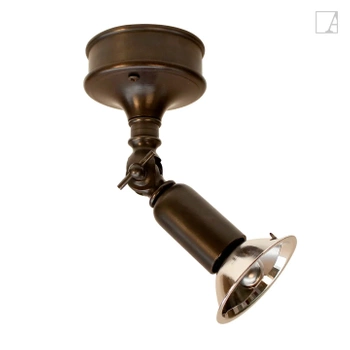 Lampa kierunkowa Authentage Fiston na okrągłej podstawie