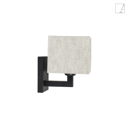 Lampa ścienna Authentage Sévère na prostokątnej podstawie
