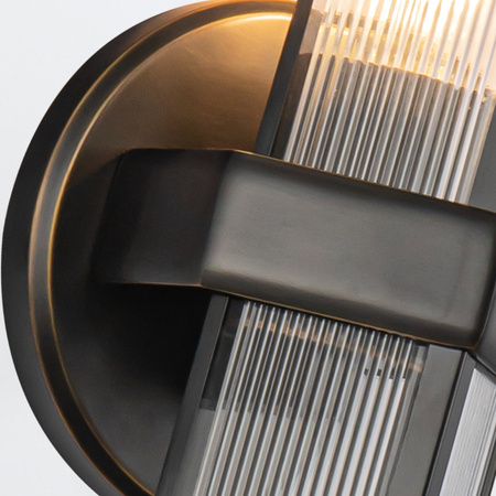 Kinkiet Cairo - 1 źródło światła - Miejski brąz