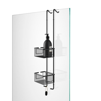 Organizer do kabiny prysznicowej Decor Walther Czarny mat