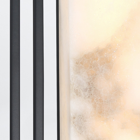 Duży kinkiet Blakley - 1 źródło światła - Matowa czerń