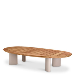 Stolik kawowy Free Form natural teak