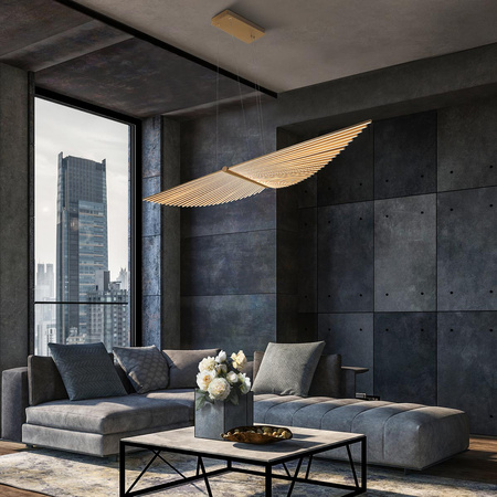 Żyrandol Seraph - Szczotkowane złoto