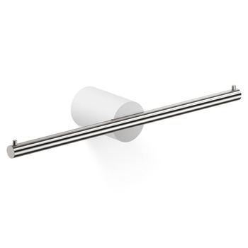 Uchwyt na papier toaletowy Decor Walther Biały mat / stal nierdzewna matowa