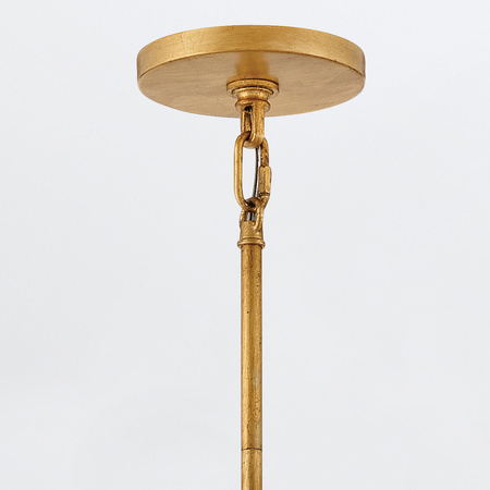 Żyrandol Rene - 16 źródeł światła - Przecierany mosiądz