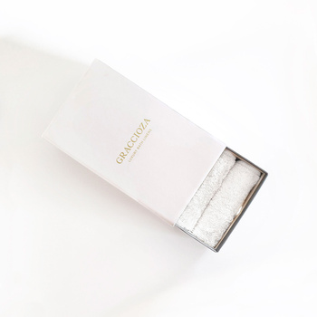 Zestaw Upominkowy Ręczników Graccioza Long Double Loop 30x30 cm White