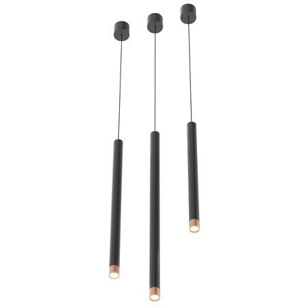 Lampa wisząca Q I Nero / Rose Gold 50