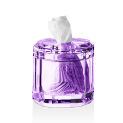KRISTALL Pudełko na chusteczki Decor Walther Fioletowy