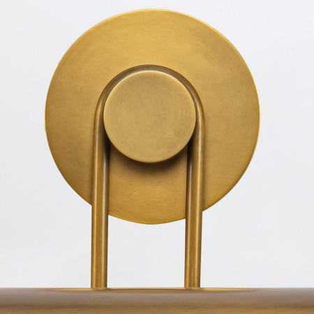 Średnia obrazówka Wynwood - 2 źródła światła - Vintage mosiądz