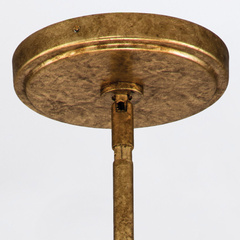 Żyrandol Sawgrass - 3 źródła światła - Płatkowe złoto