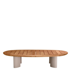 Stolik kawowy Free Form natural teak