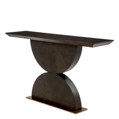 Konsola Eichholtz Spring okleina dębowa mokka