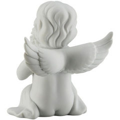 Anioł średni z kwiatami