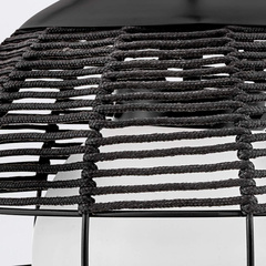 Mała lampa wisząca Maddox - 1 źródło światła - Czarny