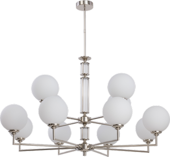 LAMPA WISZĄCA - ARTU GLASS - NIKLOWANY MOSIĄDZ - KUTEK MOOD - MY HONEY HOME