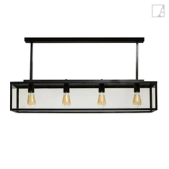 Lampa wisząca Authentage Vitrine na długiej rurze