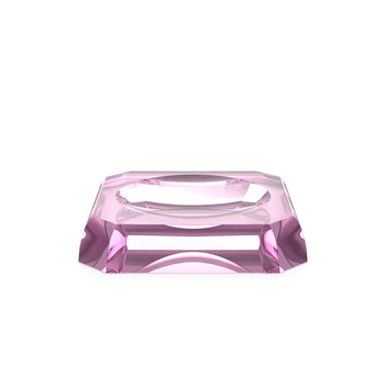 KRISTALL Mydelniczka Decor Walther Różowy