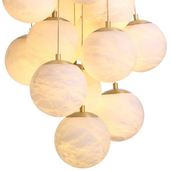 Żyrandol Eichholtz Sphinx L antique brass finish