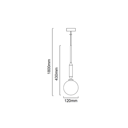 Lampa wisząca Ero I Gold C