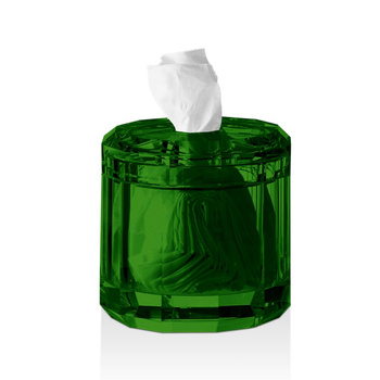 KRISTALL Pudełko na chusteczki Decor Walther Angielski zielony