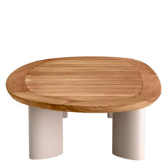 Stolik kawowy Free Form natural teak