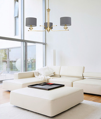 LAMPA WISZĄCA BOLT - POLEROWANY MOSIĄDZ- KUTEK MOOD - MY HONEY HOME