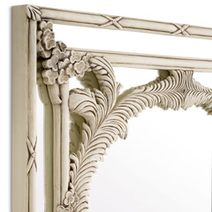 Lustro Eichholtz Le Royal antyczne białe wykończenie